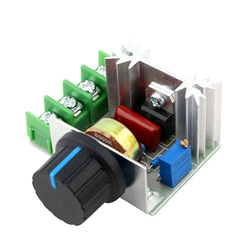 220 V Spannungsregler, 2000 W, SCR-Regler, Netzteil, einstellbare Stromversorgung, AC 220 V, LED-Dimmer, einstellbarer Geschwindigkeitsregler von Mengmen