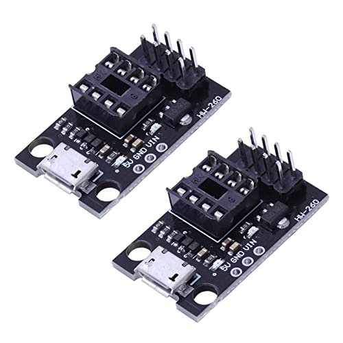 Mengmen 2X Entwicklungsprogrammierplatine für ATtiny13A / ATtiny25 / ATtiny45 / ATtiny85 von Mengmen