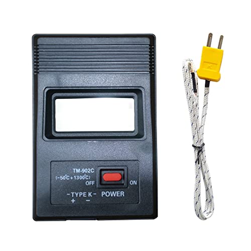 Mengshen Digitales Temperaturmessgerät (-50 Bis 1300 ° C), K-Typ Thermometer + Sonden, TH07 von Mengshen