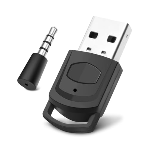 5.0 Bluetooth USB Audio Adapter für PS5/PS4/PC,Bluetooth Dongle,USB Bluetooth Adapter PC mit Mini-Mikro,Plug & Play von Mengtech