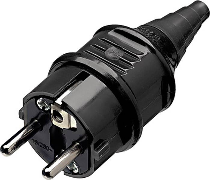 Mennekes 16A2P+E 230V 10754 ** SCHUKO-Stecker schwarz IP44 Mennekes 16A2P+E 230V 10754 ** SCHUKO-Stecker schwarz IP44 von Mennekes Elektrotechnik