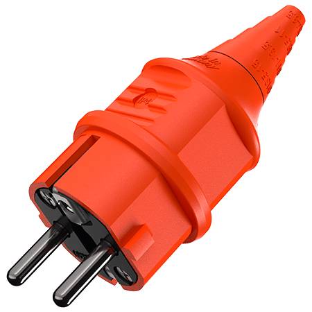 Mennekes 16A2P+E 230V 10837 Schuko-Stecker orange Mennekes 16A2P+E 230V 10837 Schuko-Stecker orange von Mennekes Elektrotechnik
