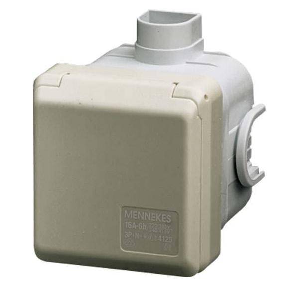 Mennekes 16A3P 6H230V UP-Dose Cepex 4122 IP44 perlweiss Mennekes 16A3P 6H230V UP-Dose Cepex 4122 IP44 perlweiss von Mennekes Elektrotechnik