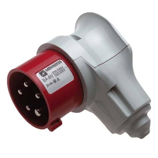 Mennekes 16A5P 6H400V Winkelstecker 3982 VarioTOP IP44 von Mennekes Elektrotechnik