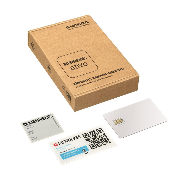 Mennekes ativo 4Business Paket m 18615MA SIM-Karte von Mennekes Elektrotechnik