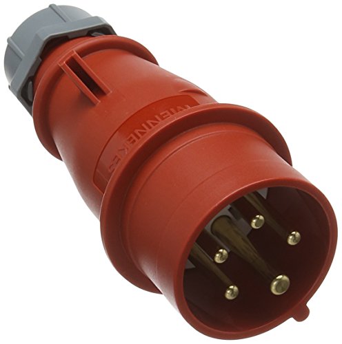MENNEKES 3 AMV-TOP Einteiliger Karosseriestecker, IP 44-Schutz, 6 Stunden Erdungsposition, 5-polig, 16 A Strom, 400 V, Rot MENNEKES 3 AMV-TOP Einteiliger Karosseriestecker, IP 44-Schutz, 6 Stunden Erdungsposition, 5-polig, 16 A Strom, 400 V, Rot von Mennekes