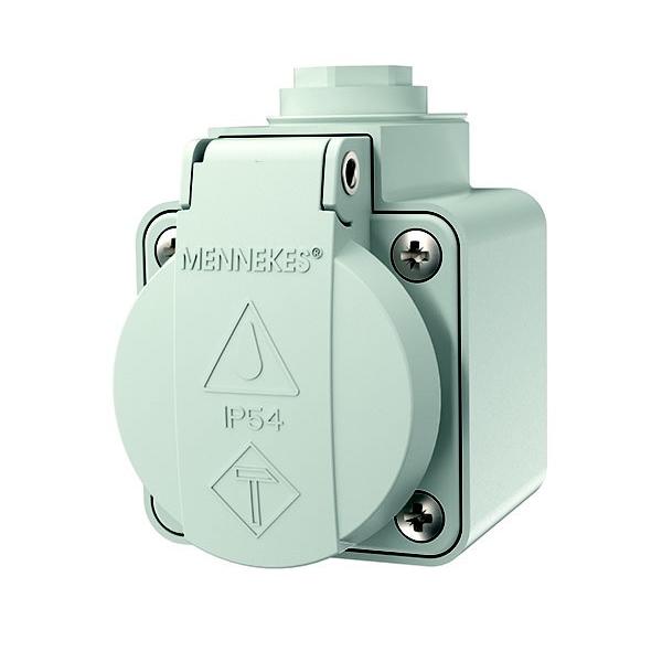 Mennekes Schuko-Aufbau-Steckdose 10081 Mennekes Schuko-Aufbau-Steckdose 10081 von Mennekes