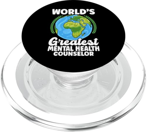 Der weltbeste Berater für psychische Gesundheit PopSockets PopGrip für MagSafe von Mental Health Awareness Ribbon & Items Gifts DMTRY