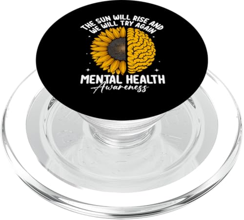 Die Sonne wird aufgehen und wir werden es erneut versuchen Psychische Gesundheit PopSockets PopGrip für MagSafe Die Sonne wird aufgehen und wir werden es erneut versuchen Psychische Gesundheit PopSockets PopGrip für MagSafe von Mental Health Awareness Ribbon & Items Gifts DMTRY