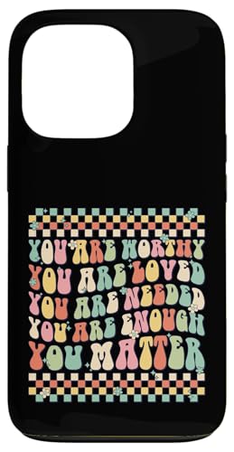 Du bist würdig, du wirst geliebt, du wirst gebraucht Hülle für iPhone 13 Pro Du bist würdig, du wirst geliebt, du wirst gebraucht Hülle für iPhone 13 Pro von Mental Health Awareness Ribbon & Items Gifts DMTRY