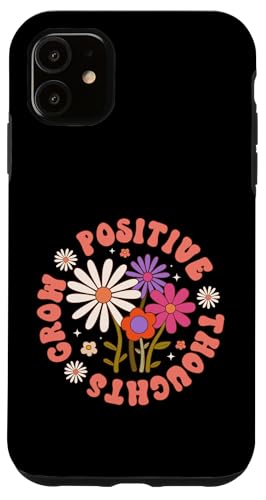 Entwickle positive Gedanken Hülle für iPhone 11 Entwickle positive Gedanken Hülle für iPhone 11 von Mental Health Awareness Ribbon & Items Gifts DMTRY