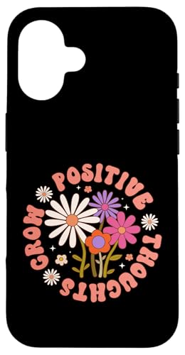 Entwickle positive Gedanken Hülle für iPhone 16 von Mental Health Awareness Ribbon & Items Gifts DMTRY