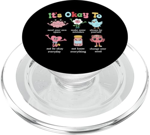 Es ist okay, Ihren eigenen Platz zu brauchen PopSockets PopGrip für MagSafe Es ist okay, Ihren eigenen Platz zu brauchen PopSockets PopGrip für MagSafe von Mental Health Awareness Ribbon & Items Gifts DMTRY