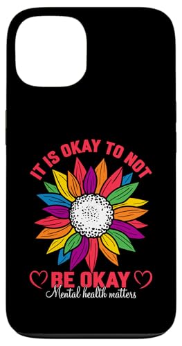 Es ist okay, nicht okay zu sein Psychische Gesundheit ist wichtig Hülle für iPhone 13 von Mental Health Awareness Ribbon & Items Gifts DMTRY