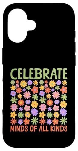 Feiern Sie Köpfe aller Art Hülle für iPhone 16 Feiern Sie Köpfe aller Art Hülle für iPhone 16 von Mental Health Awareness Ribbon & Items Gifts DMTRY