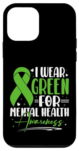 Ich trage Grün, um auf psychische Gesundheit aufmerksam zu machen Hülle für iPhone 12 mini Ich trage Grün, um auf psychische Gesundheit aufmerksam zu machen Hülle für iPhone 12 mini von Mental Health Awareness Ribbon & Items Gifts DMTRY