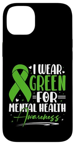 Ich trage Grün, um auf psychische Gesundheit aufmerksam zu machen Hülle für iPhone 14 Plus Ich trage Grün, um auf psychische Gesundheit aufmerksam zu machen Hülle für iPhone 14 Plus von Mental Health Awareness Ribbon & Items Gifts DMTRY