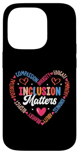 Inklusion Matters Hülle für iPhone 14 Pro Inklusion Matters Hülle für iPhone 14 Pro von Mental Health Awareness Ribbon & Items Gifts DMTRY