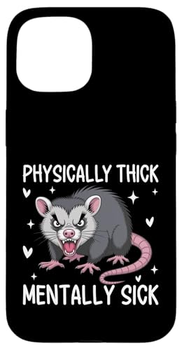 Körperlich dick psychisch krank Hülle für iPhone 15 Körperlich dick psychisch krank Hülle für iPhone 15 von Mental Health Awareness Ribbon & Items Gifts DMTRY