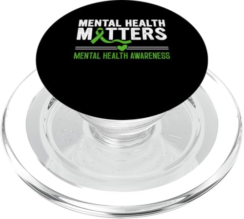 Mental Health Matters Bewusstsein für psychische Gesundheit PopSockets PopGrip für MagSafe Mental Health Matters Bewusstsein für psychische Gesundheit PopSockets PopGrip für MagSafe von Mental Health Awareness Ribbon & Items Gifts DMTRY