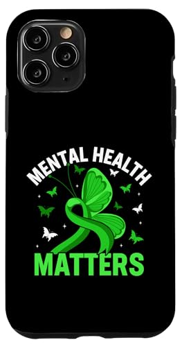 Mental Health Matters Schmetterling mit grünem Band Hülle für iPhone 11 Pro Mental Health Matters Schmetterling mit grünem Band Hülle für iPhone 11 Pro von Mental Health Awareness Ribbon & Items Gifts DMTRY