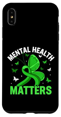 Mental Health Matters Schmetterling mit grünem Band Hülle für iPhone XS Max Mental Health Matters Schmetterling mit grünem Band Hülle für iPhone XS Max von Mental Health Awareness Ribbon & Items Gifts DMTRY