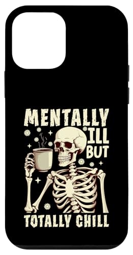 Psychisch krank, aber total entspannt Hülle für iPhone 12 mini von Mental Health Awareness Ribbon & Items Gifts DMTRY