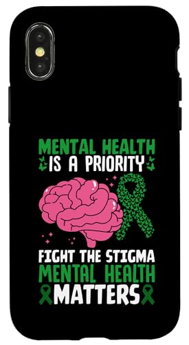Psychische Gesundheit ist ein vorrangiger Kampf Das Stigma Psychische Gesundheit Hülle für iPhone X/XS Psychische Gesundheit ist ein vorrangiger Kampf Das Stigma Psychische Gesundheit Hülle für iPhone X/XS von Mental Health Awareness Ribbon & Items Gifts DMTRY