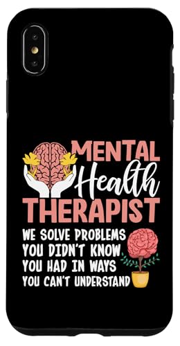 Psychische Therapeutin Wir lösen Probleme, die Sie nicht wussten Hülle für iPhone XS Max von Mental Health Awareness Ribbon & Items Gifts DMTRY