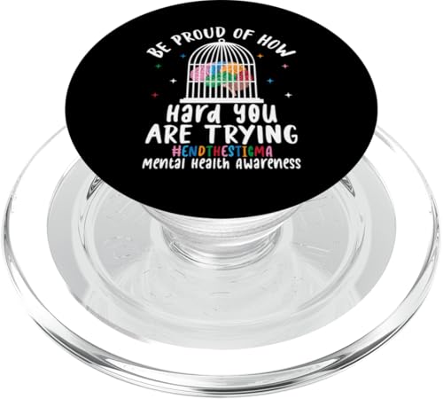 Seien Sie stolz darauf, wie hart Sie es versuchen PopSockets PopGrip für MagSafe Seien Sie stolz darauf, wie hart Sie es versuchen PopSockets PopGrip für MagSafe von Mental Health Awareness Ribbon & Items Gifts DMTRY