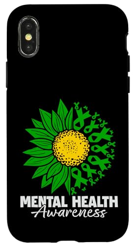 Sonnenblume für psychische Gesundheit Hülle für iPhone X/XS von Mental Health Awareness Ribbon & Items Gifts DMTRY