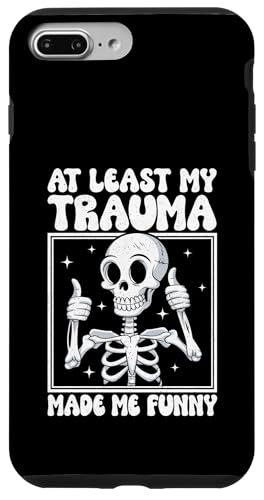Wenigstens hat mich mein Trauma lustig gemacht Hülle für iPhone 7 Plus/8 Plus Wenigstens hat mich mein Trauma lustig gemacht Hülle für iPhone 7 Plus/8 Plus von Mental Health Awareness Ribbon & Items Gifts DMTRY