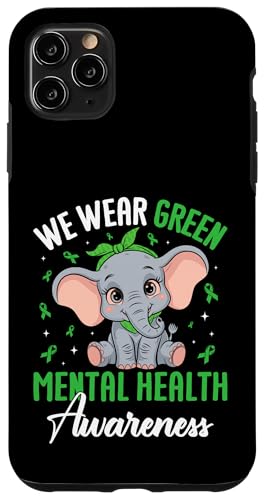 Wir tragen ein umweltfreundliches Bewusstsein für psychische Gesundheit Hülle für iPhone 11 Pro Max von Mental Health Awareness Ribbon & Items Gifts DMTRY
