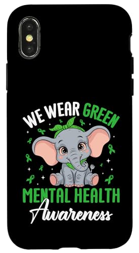 Wir tragen ein umweltfreundliches Bewusstsein für psychische Gesundheit Hülle für iPhone X/XS Wir tragen ein umweltfreundliches Bewusstsein für psychische Gesundheit Hülle für iPhone X/XS von Mental Health Awareness Ribbon & Items Gifts DMTRY