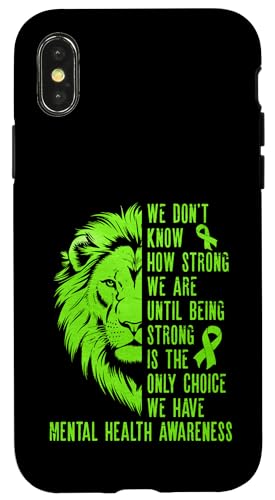 Wir wissen nicht, wie stark wir sind, bis es wichtig ist, stark zu sein Hülle für iPhone X/XS Wir wissen nicht, wie stark wir sind, bis es wichtig ist, stark zu sein Hülle für iPhone X/XS von Mental Health Awareness Ribbon & Items Gifts DMTRY