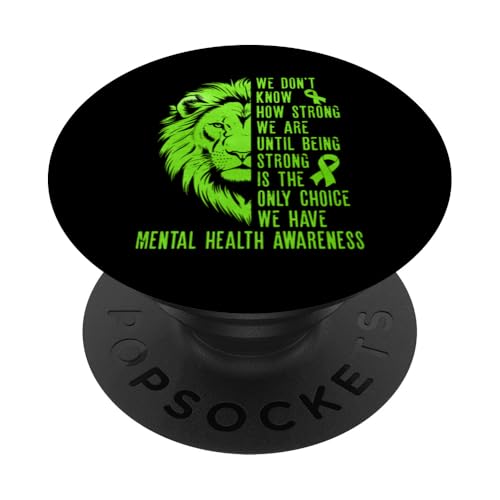 Wir wissen nicht, wie stark wir sind, bis es wichtig ist, stark zu sein PopSockets Klebender PopGrip Wir wissen nicht, wie stark wir sind, bis es wichtig ist, stark zu sein PopSockets Klebender PopGrip von Mental Health Awareness Ribbon & Items Gifts DMTRY