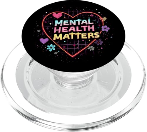 Mental Health Matters Outfit Herren Damen Mentale Gesundheit PopSockets PopGrip für MagSafe Mental Health Matters Outfit Herren Damen Mentale Gesundheit PopSockets PopGrip für MagSafe von Mental Health Awareness für Psychische Gesundheit
