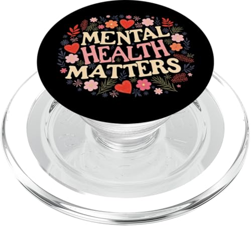 Mental Health Matters Outfit Herren Damen Mentale Gesundheit PopSockets PopGrip für MagSafe Mental Health Matters Outfit Herren Damen Mentale Gesundheit PopSockets PopGrip für MagSafe von Mental Health Awareness für Psychische Gesundheit