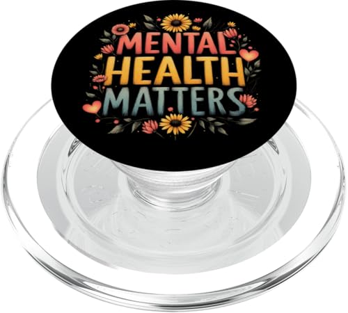 Mental Health Matters Outfit Herren Damen Mentale Gesundheit PopSockets PopGrip für MagSafe Mental Health Matters Outfit Herren Damen Mentale Gesundheit PopSockets PopGrip für MagSafe von Mental Health Awareness für Psychische Gesundheit
