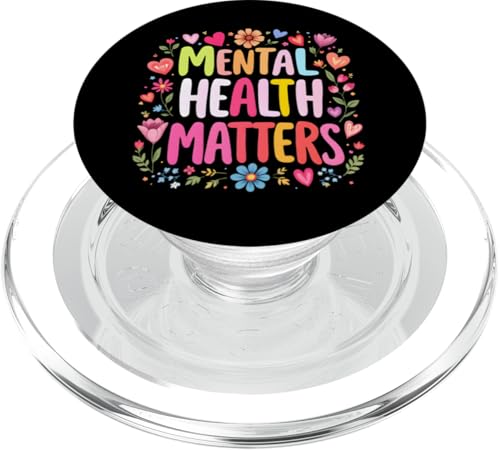 Mental Health Matters Outfit Herren Damen Mentale Gesundheit PopSockets PopGrip für MagSafe von Mental Health Awareness für Psychische Gesundheit