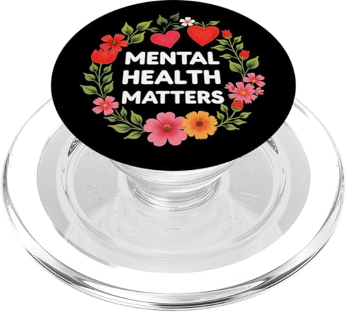 Mental Health Matters Outfit Herren Damen Mentale Gesundheit PopSockets PopGrip für MagSafe von Mental Health Awareness für Psychische Gesundheit