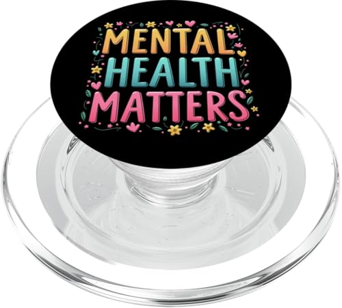 Mental Health Matters Outfit Herren Damen Mentale Gesundheit PopSockets PopGrip für MagSafe von Mental Health Awareness für Psychische Gesundheit