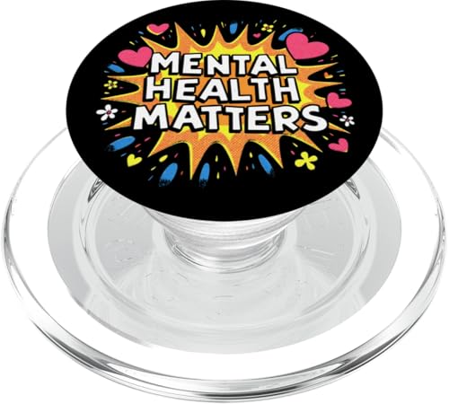 Mental Health Matters Outfit Herren Damen Mentale Gesundheit PopSockets PopGrip für MagSafe Mental Health Matters Outfit Herren Damen Mentale Gesundheit PopSockets PopGrip für MagSafe von Mental Health Awareness für Psychische Gesundheit