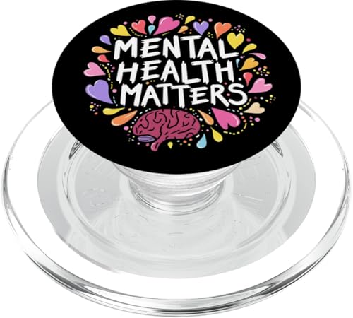 Mental Health Matters Outfit Herren Damen Mentale Gesundheit PopSockets PopGrip für MagSafe Mental Health Matters Outfit Herren Damen Mentale Gesundheit PopSockets PopGrip für MagSafe von Mental Health Awareness für Psychische Gesundheit