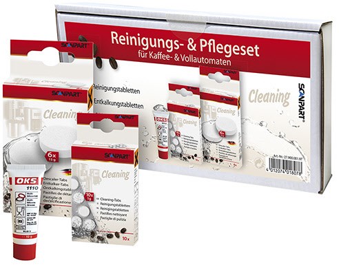 Vollautomaten Reinigung/Pflege Set Pflegeprodukt von Menz & Könecke