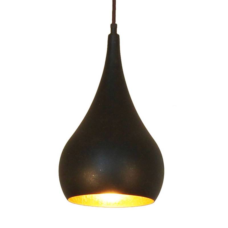 Menzel Solo Hängelampe Zwiebel braun-schwarz 16cm von Menzel