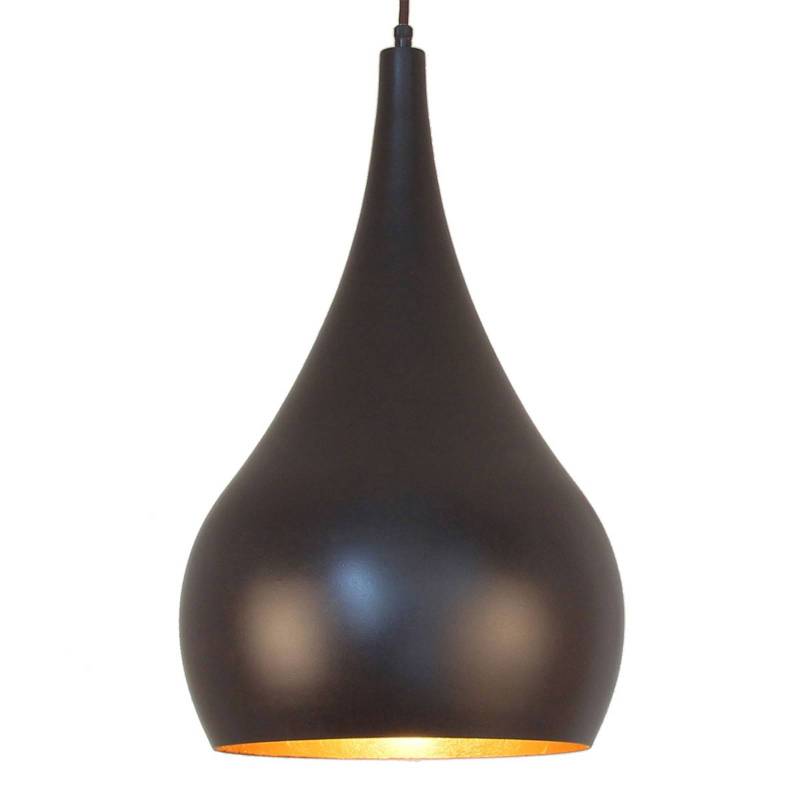 Menzel Solo Hängelampe Zwiebelbraun-schwarz 30cm von Menzel
