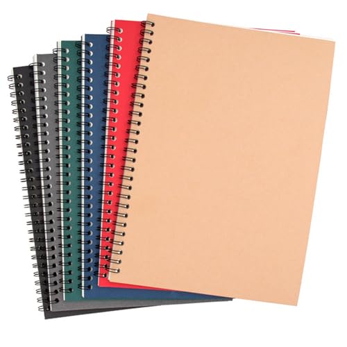 Meooyo Spiralnotizbuch 6pcs 5.5 x 8.3 100 Seiten A5 Blankes Spiralnotizbuch Soft Cover LINED JOURNAL MULK SKIDE BOOKS KREaft Diary Planer für Schulreisebüroartikel Vorräte Meooyo Spiralnotizbuch 6pcs 5.5 x 8.3 100 Seiten A5 Blankes Spiralnotizbuch Soft Cover LINED JOURNAL MULK SKIDE BOOKS KREaft Diary Planer für Schulreisebüroartikel Vorräte von Meooyo