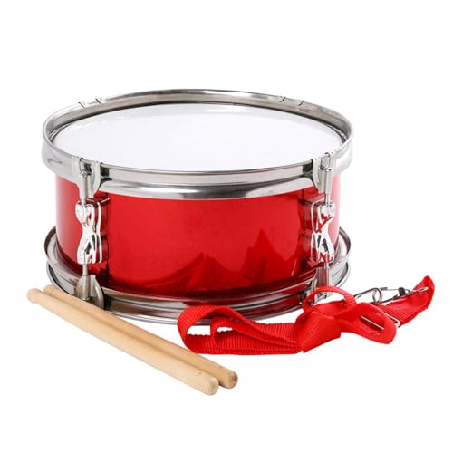 Snare Drum, 11 Zoll Kleinkind -Drum -Set mit hölzernen Schläger und verstellbarem Riemen, Percussion -Musikinstrument für Kinder Geburtstagsgeschenke von Meooyo