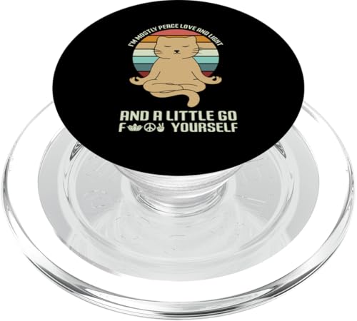 Ein bisschen Selbstliebe Spiritueller Sarkasmus Zen Cat Mütter & Väter PopSockets PopGrip für MagSafe Ein bisschen Selbstliebe Spiritueller Sarkasmus Zen Cat Mütter & Väter PopSockets PopGrip für MagSafe von Meow Mood Apparel.USA